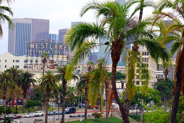 Usa Los Angeles 2019 Május Kilátás Macarthur Parkra Los Angeles — Stock Fotó