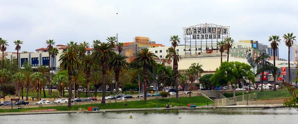 Usa Los Angeles May 2019 View Macarthur Park Located Westlake — Stock Photo, Image