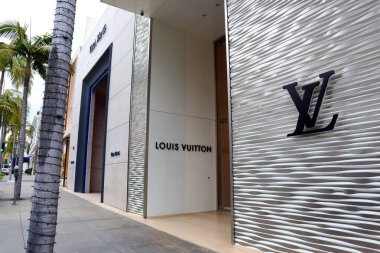 Redondo Plajı, Kaliforniya, ABD - 26 Mayıs 2023: Alışveriş caddesi 