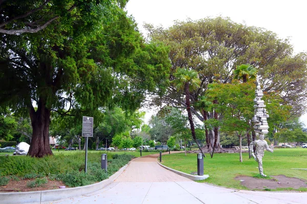 Beverly Hills Kalifornien Usa Maj 2023 Beverly Gardens Park Med — Stockfoto