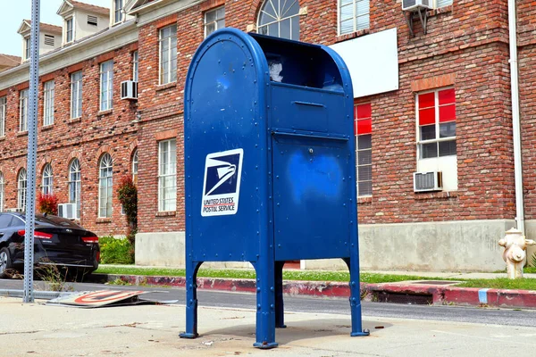 カリフォルニア州ロサンゼルス 2023年5月30日 Usps アメリカ合衆国郵便局 メールコレクションボックス — ストック写真