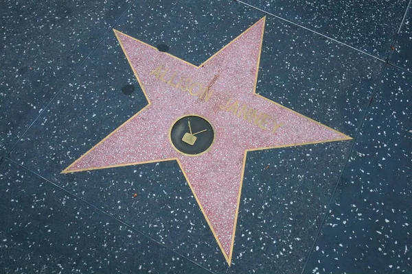 Usa California Hollywood Maja 2019 Allison Janney Gwiazda Hollywood Walk — Zdjęcie stockowe