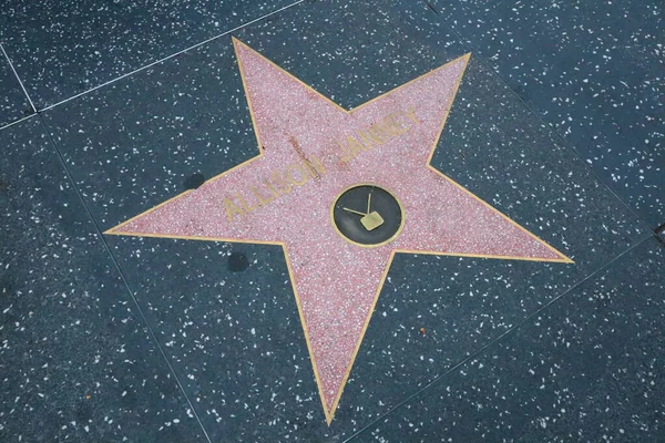 Usa California Hollywood May 2019 Allison Janney Star Hollywood Walk — Stock Photo, Image