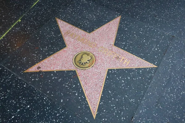 Usa Kalifornien Hollywood Maj 2019 Raymond Griffith Stjärna Hollywood Walk — Stockfoto