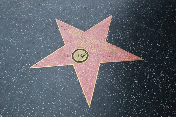 Eua California Hollywood Maio 2019 Bebe Cece Winans Estrelam Calçada — Fotografia de Stock