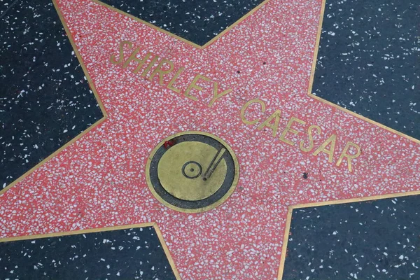 Usa California Hollywood Maggio 2019 Shirley Caesar Star Sulla Hollywood — Foto Stock