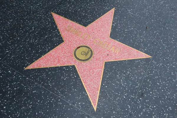 Usa California Hollywood Května 2019 Shirley Caesar Hvězda Hollywood Walk — Stock fotografie