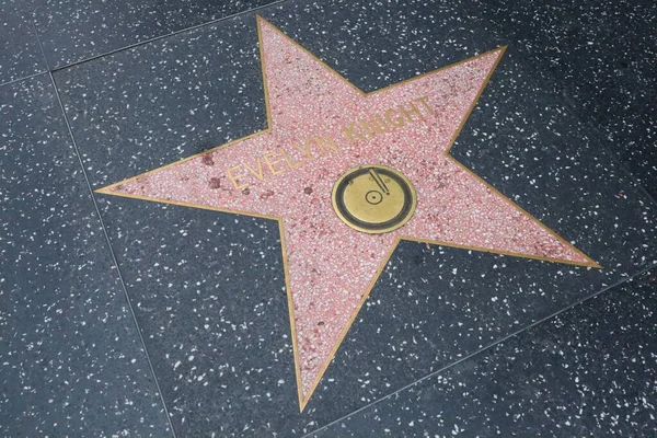 Сша California Hollywood Травня 2019 Року Зірка Евелін Найт Голлівудській — стокове фото