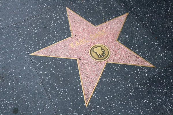 Usa California Hollywood May 2019 Karl Dane Star Hollywood Walk — Stock Photo, Image