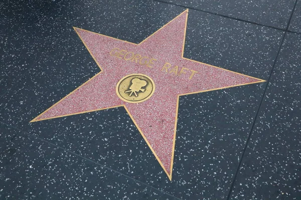 加利福尼亚州 霍利伍德 2019年5月20日 拉夫特在好莱坞名人堂中的明星 — 图库照片