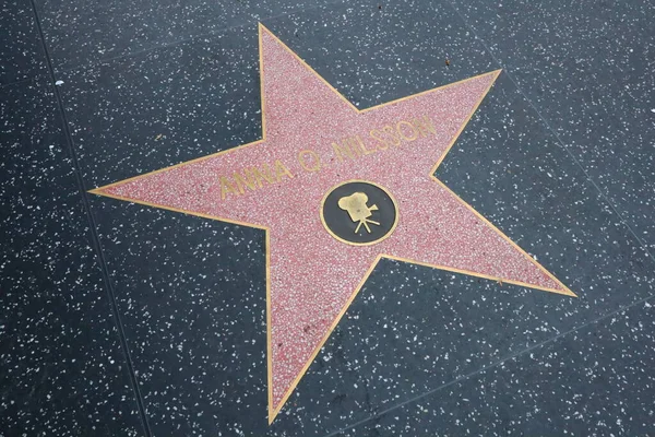 加利福尼亚州 好莱坞 2019年5月20日 尼尔森在好莱坞名人堂中的明星 — 图库照片