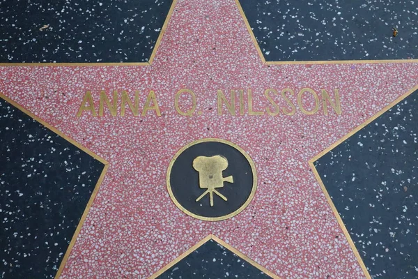 Usa California Hollywood Mayo 2019 Anna Nilsson Estrella Paseo Fama — Foto de Stock
