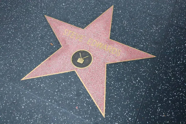 Сша California Hollywood Травня 2019 Року Зірка Стіва Едвардса Голлівудській — стокове фото