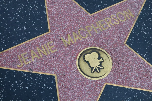 Usa California Hollywood Mayo 2019 Jeanie Macpherson Protagoniza Paseo Fama — Foto de Stock
