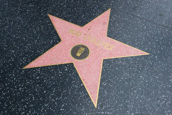 Сша Калифорния Голливуд Мая 2019 Года Звезда Bud Collyer Голливудской — стоковое фото