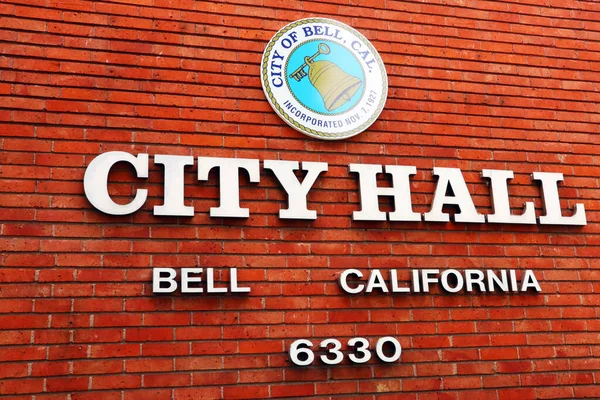 BELL (Los Angeles County), Kaliforniya, ABD - 31 Mayıs 2023: BELL Belediye Binası 6330 Pine Avenue