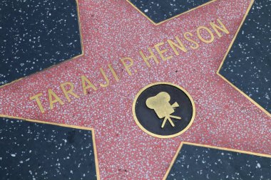 ABD, CALIFORNIA, HOLYWOOD - 29 Mayıs 2023: Taraji P. Henson Hollywood Şöhret Yolu, Kaliforniya 