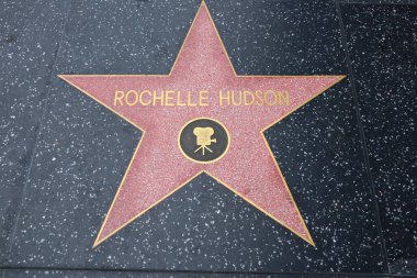 ABD, CALIFORNIA, HOLYWOOD - 29 Mayıs 2023: Rochelle Hudson Hollywood Şöhret Yolu, Kaliforniya 