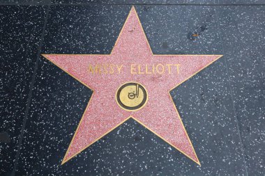 ABD, CALIFORNIA, HOLYWOOD - 29 Mayıs 2023: Missy Elliott Hollywood Şöhret Yolu, Kaliforniya