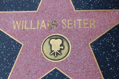ABD, CALIFORNIA, HOLYWOOD - 29 Mayıs 2023: William Seiter Hollywood Şöhret Yolu, Kaliforniya  