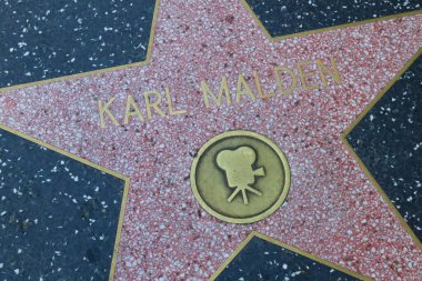 ABD, CALIFORNIA, HOLYWOOD - 29 Mayıs 2023: Karl Malden Hollywood Şöhret Yolu, Kaliforniya 