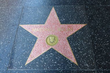 ABD, CALIFORNIA, HOLYWOOD - 29 Mayıs 2023: Marshall Neilan Hollywood, California Şöhret Yolu 'nda yıldız 