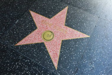 ABD, CALIFORNIA, HOLYWOOD - 29 Mayıs 2023: Hollywood, Kaliforniya 'daki Hollywood Şöhret Yolu' nda Eddie Fisher yıldızı 