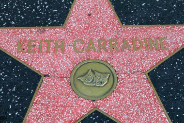 ABD, CALIFORNIA, HOLYWOOD - 29 Mayıs 2023: Keith Carradine Hollywood Şöhret Yolu, Kaliforniya 