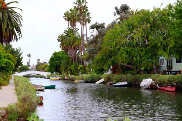Los Ángeles California Estados Unidos Junio 2023 Venice Canals Historic —  Fotos de Stock