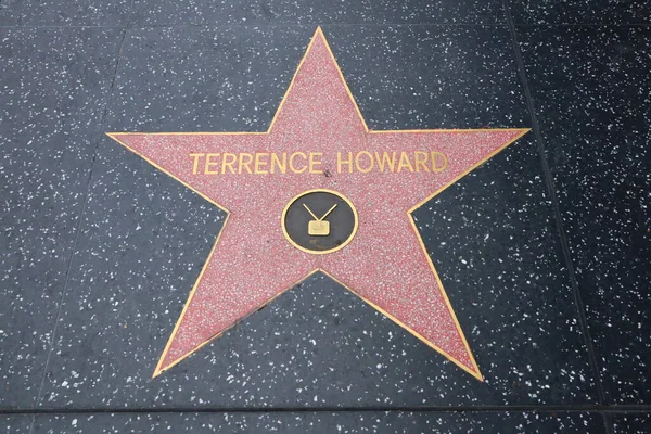 Usa California Hollywood May 2023 Terrence Howard Star Hollywood Walk — Stock Photo, Image