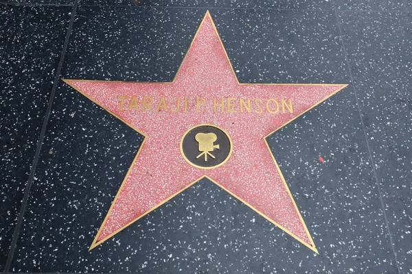 Сша California Hollywood Травня 2023 Зірка Тараджі Хенсона Голлівудській Алеї — стокове фото