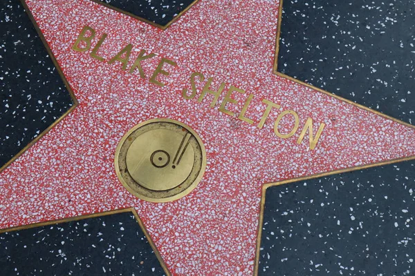 Usa California Hollywood May 2023 Blake Shelton Star Hollywood Walk — Stock Photo, Image