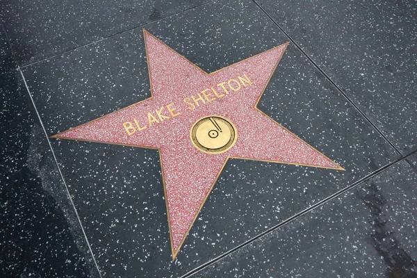 Usa California Hollywood May 2023 Blake Shelton Star Hollywood Walk — Stock Photo, Image