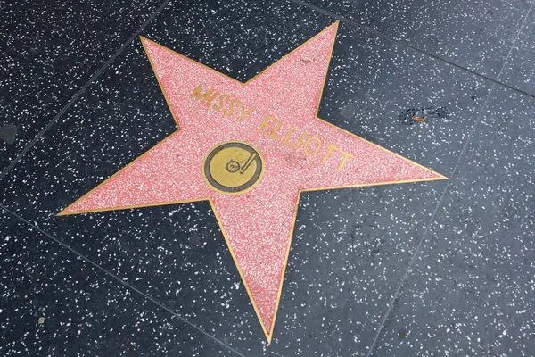 Usa California Hollywood 2023 Május Missy Elliott Csillag Hollywoodi Hírességek — Stock Fotó