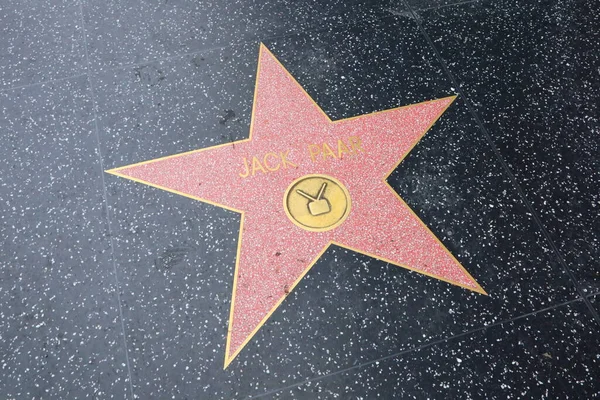 Usa California Hollywood Mai 2023 Jack Paar Stjerne Hollywood Walk – stockfoto