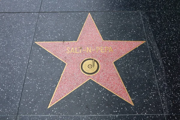 Usa Kalifornien Hollywood Mai 2023 Salz Pepa Stern Auf Dem — Stockfoto
