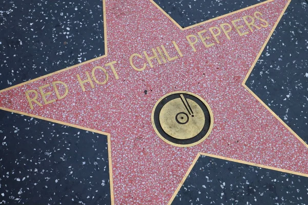 Usa Kalifornien Hollywood Maj 2023 Red Hot Chili Peppers Stjärna — Stockfoto