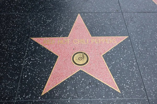 Eua California Hollywood Maio 2023 Red Hot Chili Peppers Estrela — Fotografia de Stock