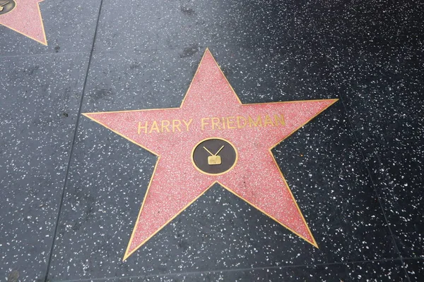 Abd California Holywood Mayıs 2023 Harry Friedman Hollywood Şöhret Yolu — Stok fotoğraf