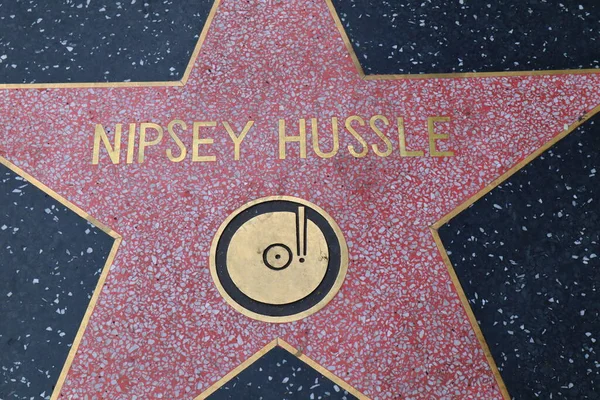 Usa California Hollywood Maggio 2023 Nipsey Hussle Star Sulla Hollywood — Foto Stock