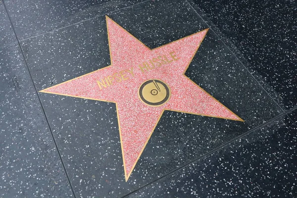 Usa California Hollywood May 2023 Nipsey Hussle Star Hollywood Walk — Stock Photo, Image