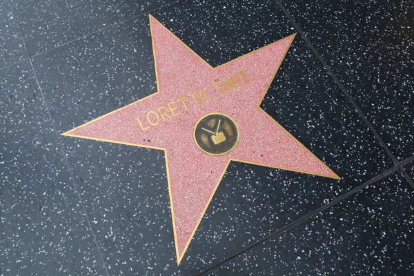 Usa Kalifornia Hollywood Maja 2023 Loretta Swit Gwiazda Hollywood Walk — Zdjęcie stockowe