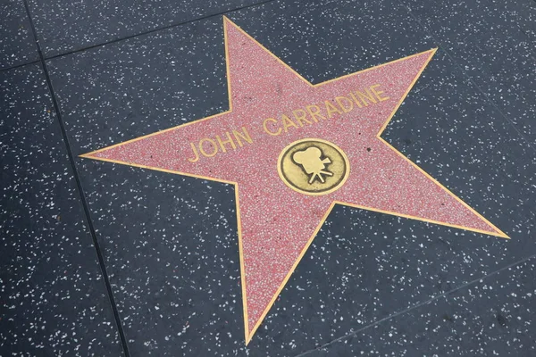 Usa California Hollywood May 2023 John Carradine Star Hollywood Walk — Stock Photo, Image