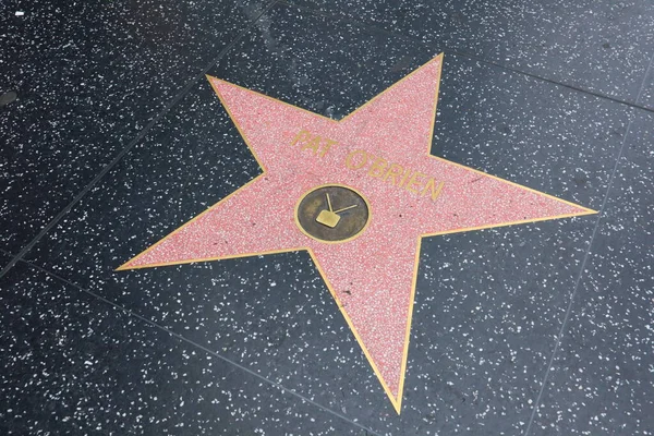 Usa California Hollywood May 2023 Pat Brien Star Hollywood Walk — Stock Photo, Image