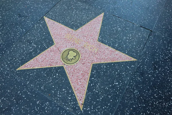 アメリカ カリフォルニア州 カリフォルニア州ハリウッド ウォークのアイリーン リッチ スター — ストック写真