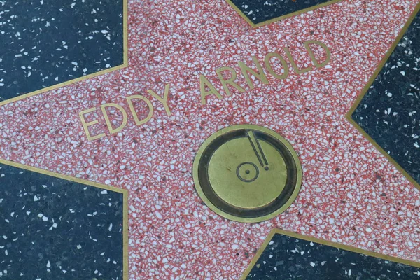 Usa California Hollywood May 2023 Eddy Arnold Star Hollywood Walk — Stock Photo, Image
