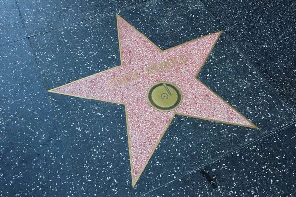 Usa Kalifornia Hollywood Maja 2023 Gwiazda Eddy Arnold Hollywoodzkiej Alei — Zdjęcie stockowe