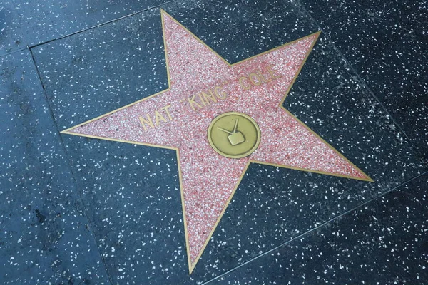 Usa California Hollywood May 2023 Nat King Cole Star Hollywood — Stock Photo, Image