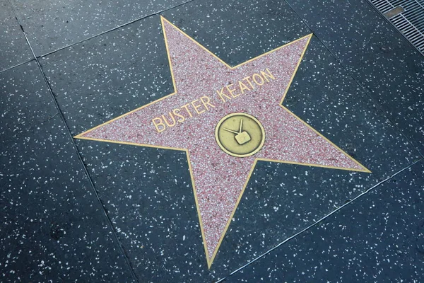 Usa California Hollywood Maggio 2023 Buster Keaton Star Sulla Hollywood — Foto Stock