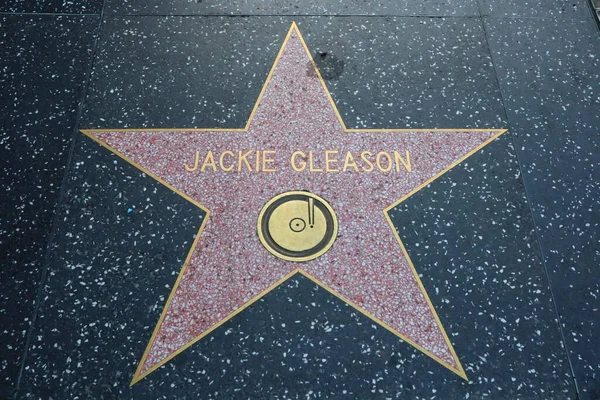 Usa California Hollywood May 2023 Jackie Gleason Star Hollywood Walk — Stock Photo, Image